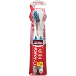Optic White Toothbrush, Soft Twin Pack