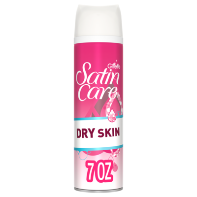 Gillette Gel à raser Satin Care pour femmes peau sèche, 198 g 198 g, 2,17 $/100g