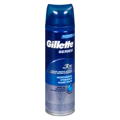 Gillette Gel à raser Series pour hydratation 198 g, 2,52 $/100g