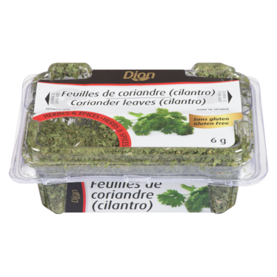Dion Feuilles de coriandre 6 g, 50,00 $/100g