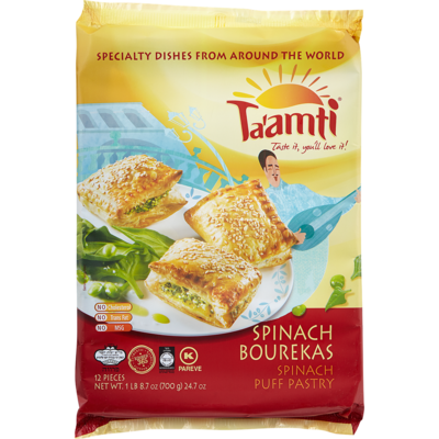 Ta'amti Kosher Bourekas, Spinach      700 g, $1.64/100g