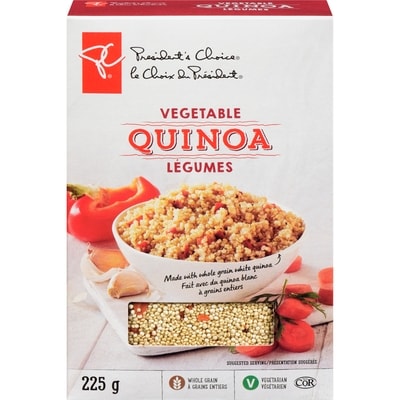 le Choix du Président Quinoa aux légumes 225 g, 1,91 $/100g