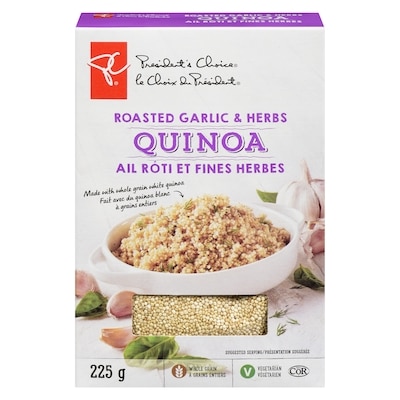 le Choix du Président Quinoa à l'ail rôti et aux fines herbes 225 g, 1,91 $/100g