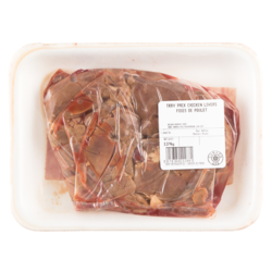 null Foie de poulet barquette 11,00 $/1kg 4,99 $/1lb