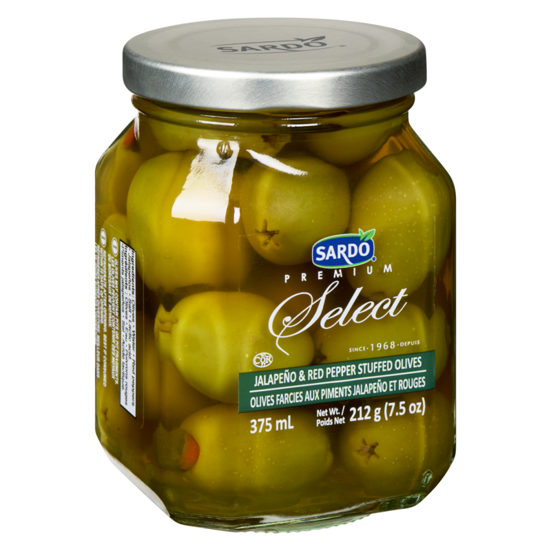 Jalapeno & Red Pepper Stuffed Olives