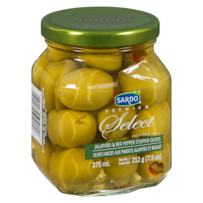 Jalapeno & Red Pepper Stuffed Olives