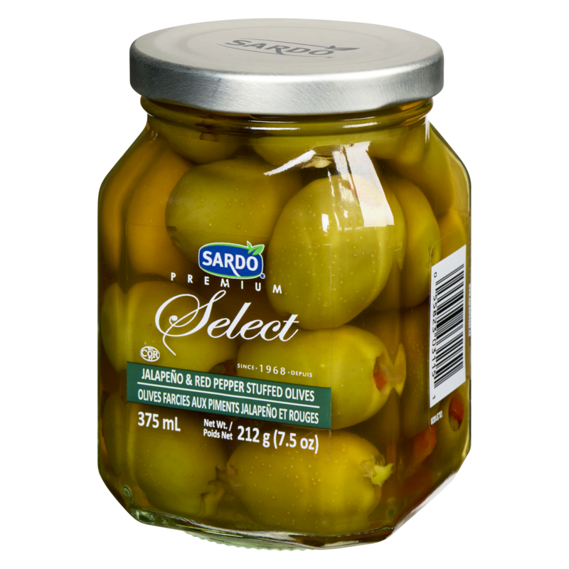 Jalapeno & Red Pepper Stuffed Olives