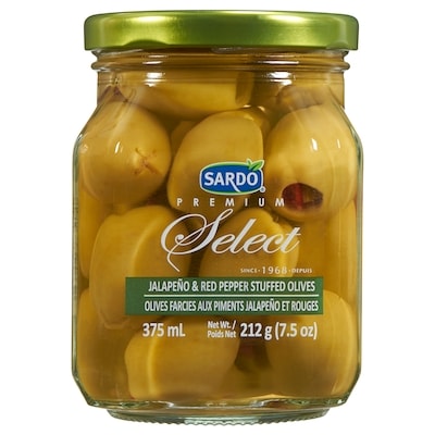 Jalapeno & Red Pepper Stuffed Olives