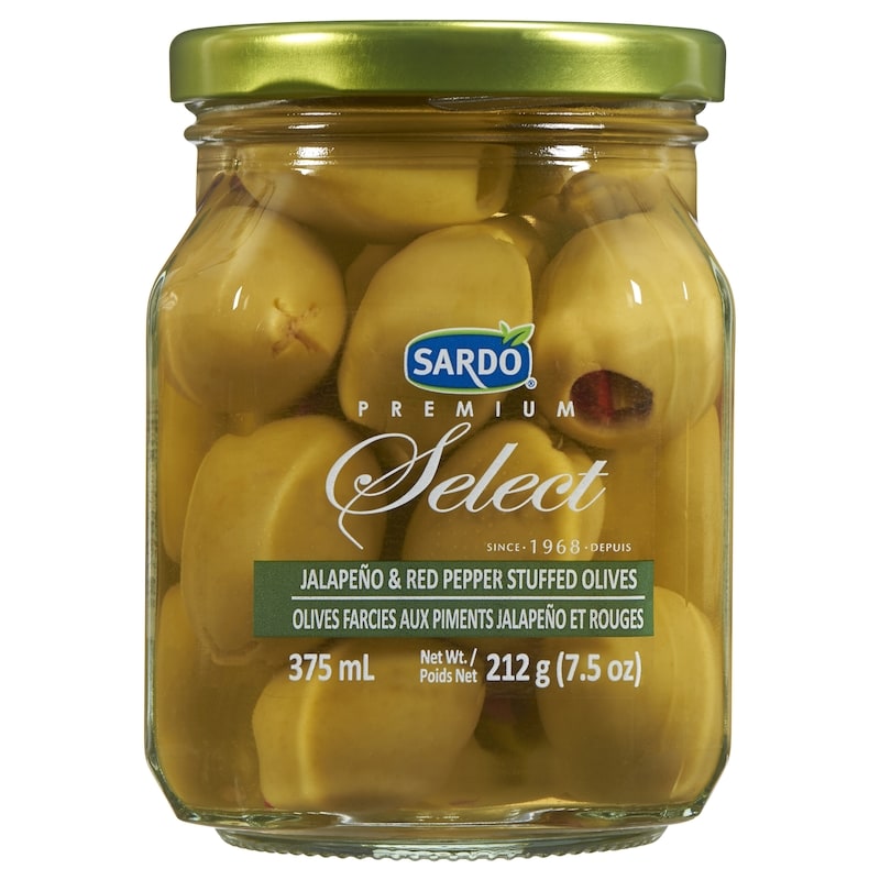 Jalapeno & Red Pepper Stuffed Olives