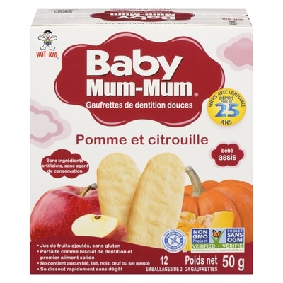 Hot Kid Mum-Mum pomme et citrouille 50 g, 5,98 $/100g
