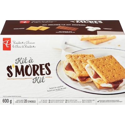 President's Choice S'mores Kit 600 g, $1.54/100g