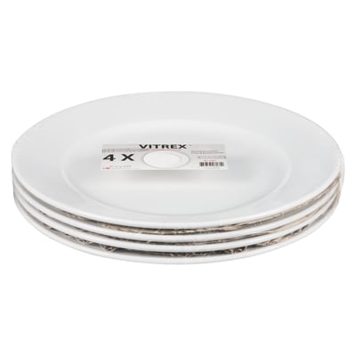 Vitrex 4 x Assiette à Dinner 10.5" 4x1.0 ea, 5,50 $/1ch