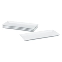 Vitrex Assiette rectangulaire 12 po x 5 po 4x4.0 ea, 6,00 $/1ch
