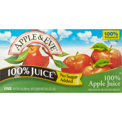 Apple & Eve Apple Juice 8x200.0 ml, $0.69/100ml