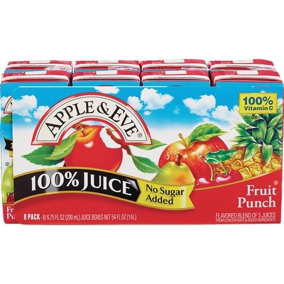 Apple & Eve Fruit Punch 8x200.0 ml, $0.69/100ml