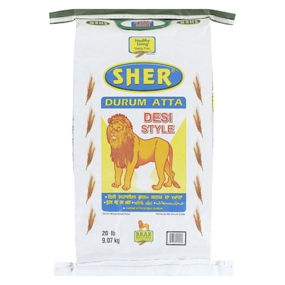 Gajar Halva Farine de blé dur style Brar Sher Desi 9.07 kg, 0,18 $/100g