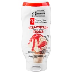 President's Choice Strawberry Syrup 428 ml, $1.17/100ml