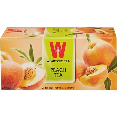 Wissotzky Kosher Peach Tea 50 g, $9.00/100g