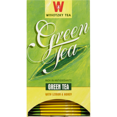 Wissotzky Honey & Lemon Green Tea 30 g, $16.63/100g