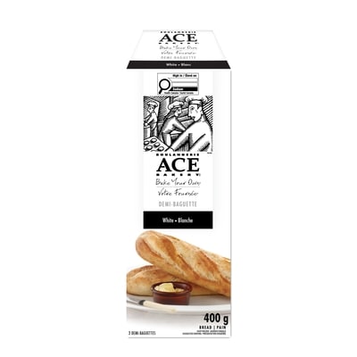 ACE Demi Baguette BYO 400 g, $1.57/100g
