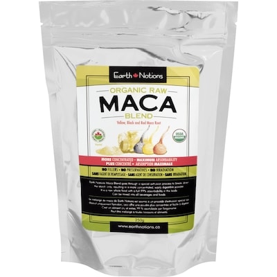 Earth Notions Organic Raw Cocoa Maca Blend 250 g, $9.80/100g