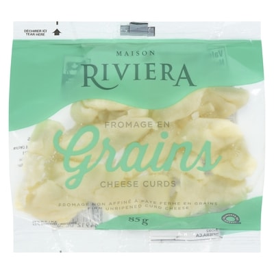 Riviera Cheese, Cheddar Curds 85 g, $4.22/100g