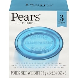 Pears Savon anti-germes 3x75.0 g, 1,77 $/100g