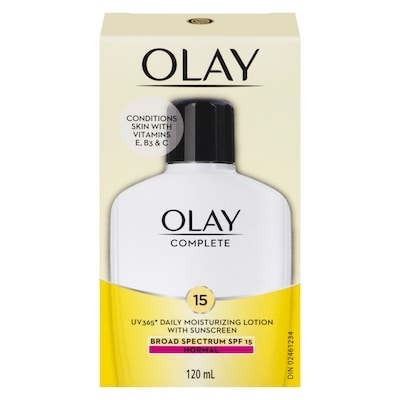 Olay Complete Lotion Moisturizer with SPF 15 Normal, 120 mL 120 ml, $11.24/100ml