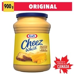 Kraft Cheez Whiz Cheese Spread 900 g, $1.22/100g