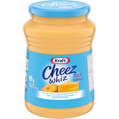 Kraft Tartinade de fromage léger Cheez Whiz 900 g, 1,33 $/100g