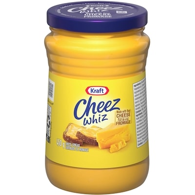 Kraft Tartinade De Fromage Cheese Whiz 450 g, 1,40 $/100g