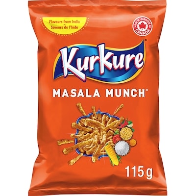 Kurkure Masala Munch Flavoured Snack 115 g, $1.12/100g