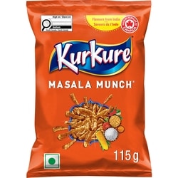 Kurkure Masala Munch Flavoured Snack 115 g, $1.30/100g