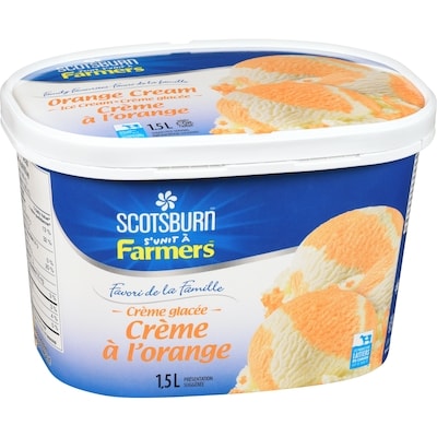Crème glacée Favori de la Famille à la crème à l'orange Scotsburn