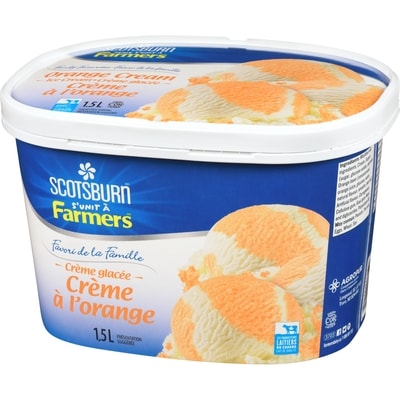 Crème glacée Favori de la Famille à la crème à l'orange Scotsburn