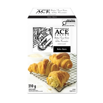Boulangerie ACE Croissant au beurre BYO 210 g, 3,00 $/100g