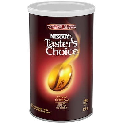 Nestlé Taster's Choice Classique 250 g, 6,12 $/100g