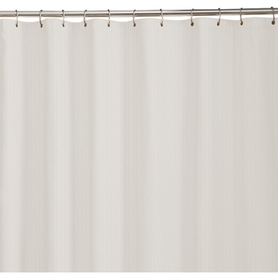 Everyday Essentials Rideau de douche blanc en microfibres 1 ea, 18,00 $/1ch