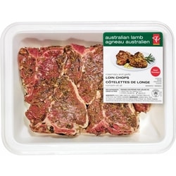 le Choix du Président Côtelettes marinées de longe d’agneau 35,27 $/1kg 16,00 $/1lb