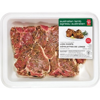 le Choix du Président Côtelettes marinées de longe d’agneau 35,25 $/1kg 15,99 $/1lb