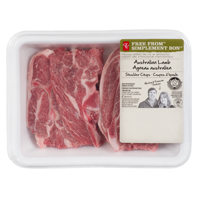 Free From Australian Lamb Shoulder Chops