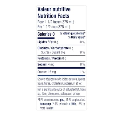Eau de source naturelle gazéifiée