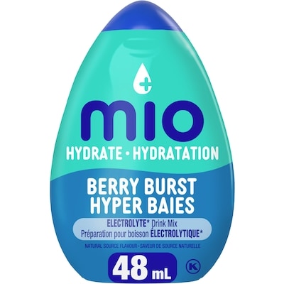 MiO Hydrate Berry Burst Electrolyte Drink Mix 48 ml, $8.31/100ml