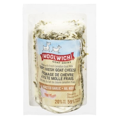 Woolwich Cheese, Chevrai Roasted Garlic 113 g, $6.01/100g