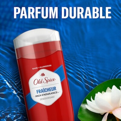 Désodorisant High Endurance pour hommes, sans aluminium, parfum Fraîcheur