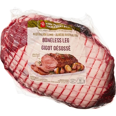 President's Choice Free From Australian Lamb Boneless Leg  $26.43/1kg $11.99/1lb