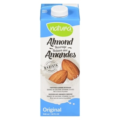 Natura Boisson d'amandes enrichie originale 946 ml, 0,45 $/100ml