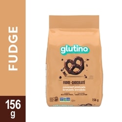 Glutino Gluten Free Fudge Covered Pretzels 156 g, $4.48/100g