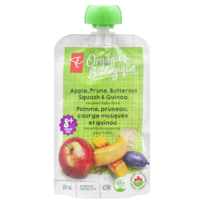 Apple, Prunes & Butternut Squash Strained Baby Food