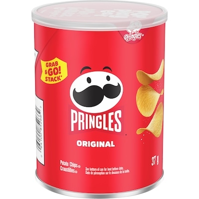 Pringles Snack Stack Potato Chips, Original (Case) 37 g, $28.35/100g